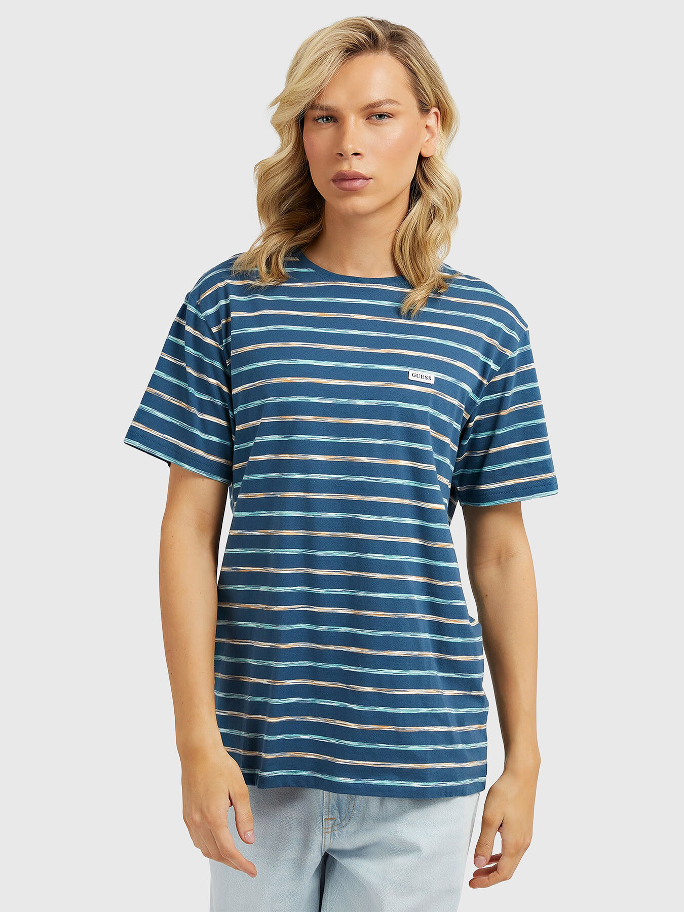 Guess women's striped t shirt store