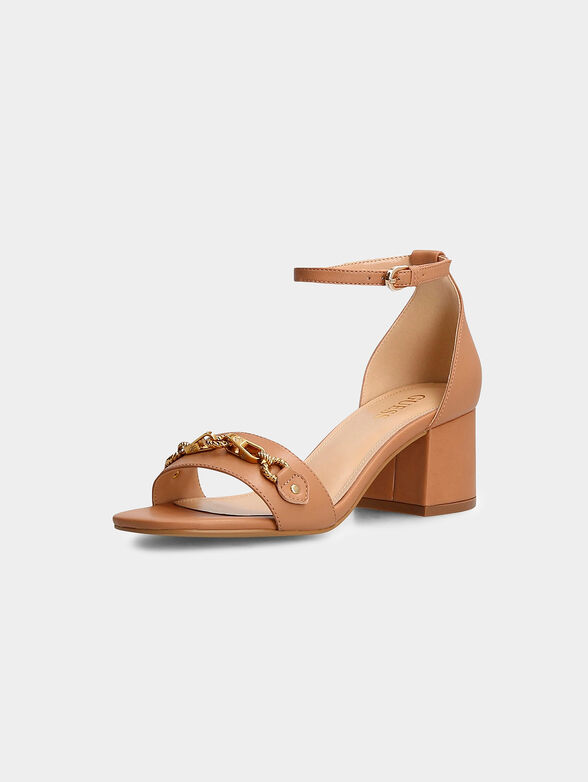 SARA sandals with golden accents - 2
