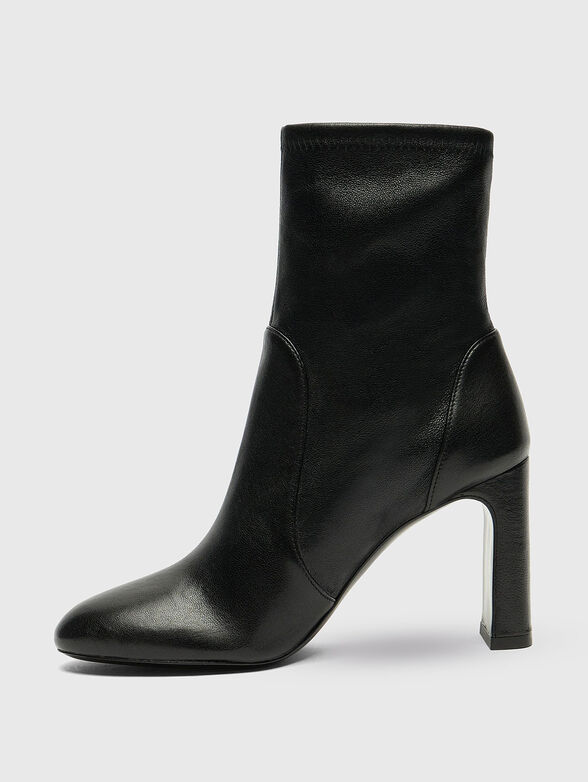 BABETTE 85 leather boots with heels - 4