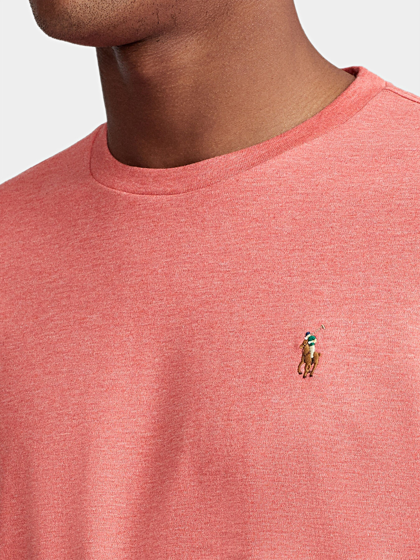 Cotton T-shirt with logo embroidery brand POLO RALPH LAUREN