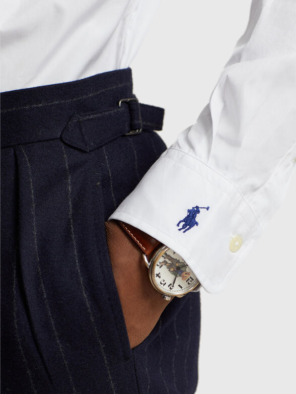 White cotton shirt  - 4