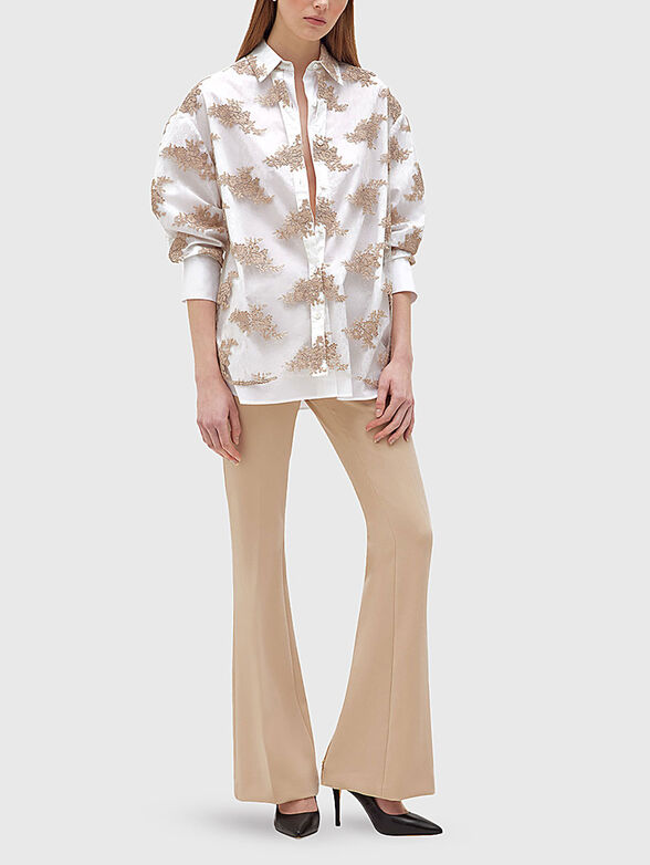 Shirt with accent embroidery - 2