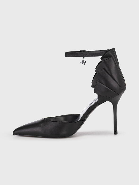 SARABANDE leather heeled shoes - 4