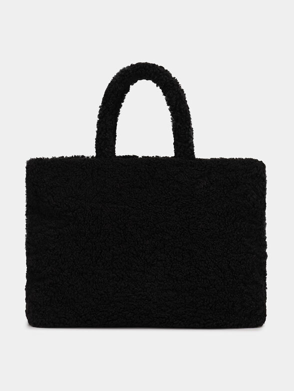 Shopper bag with plush texture - 4
