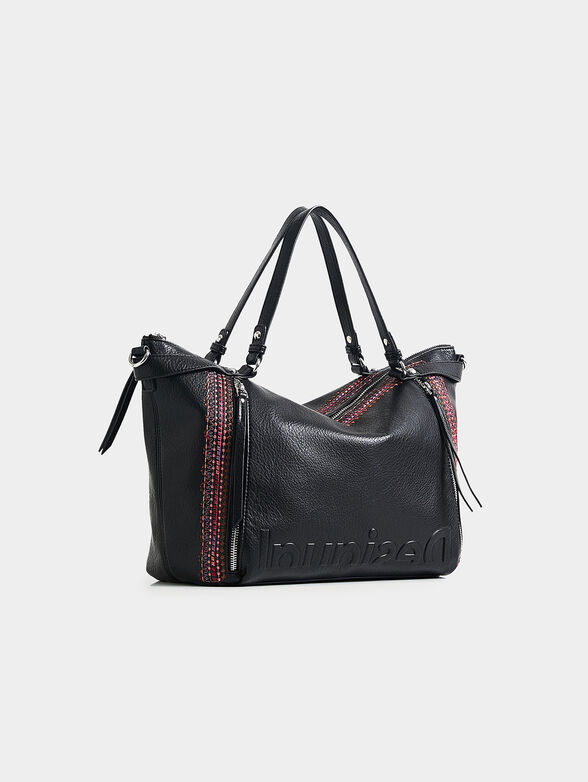 Handbag with embroidered details - 3