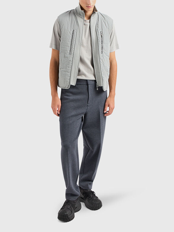 Grey vest with zip - 2