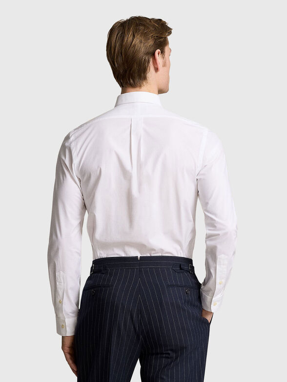 Slim fit cotton poplin shirt - 3