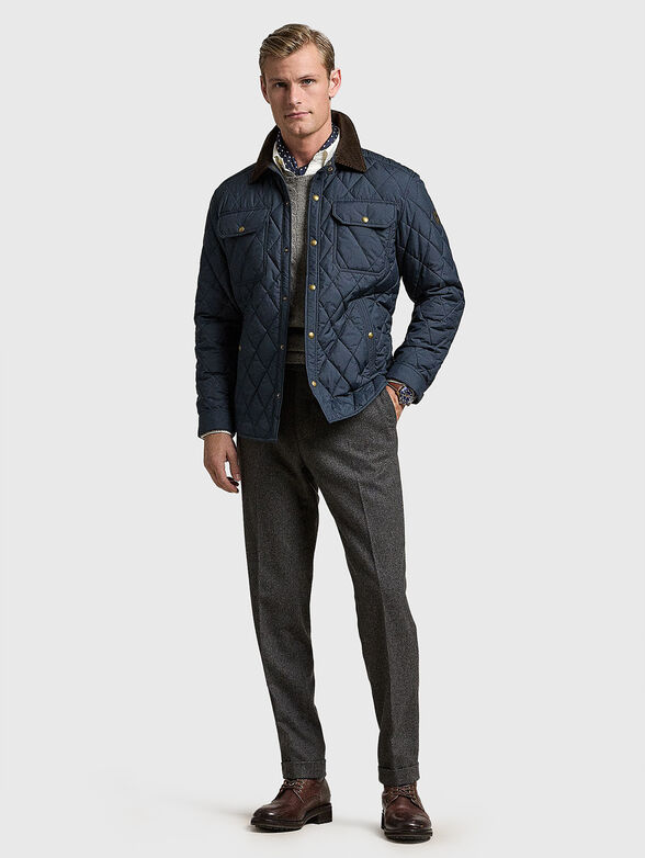Navy blue transitional jacket - 1