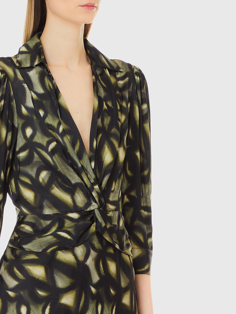 Multicoloured dress with print - 3