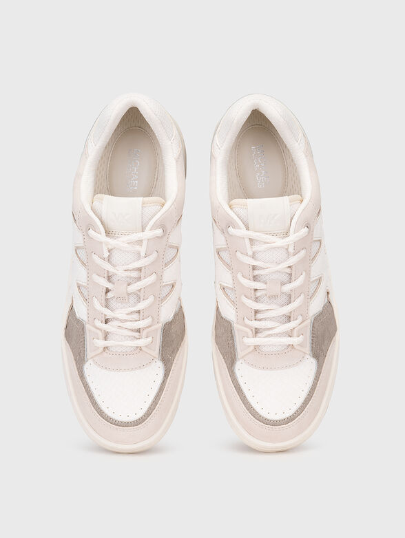 Leather and suede sneakers - 5