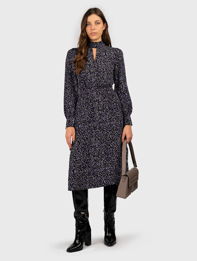 Silk dress with print - 5