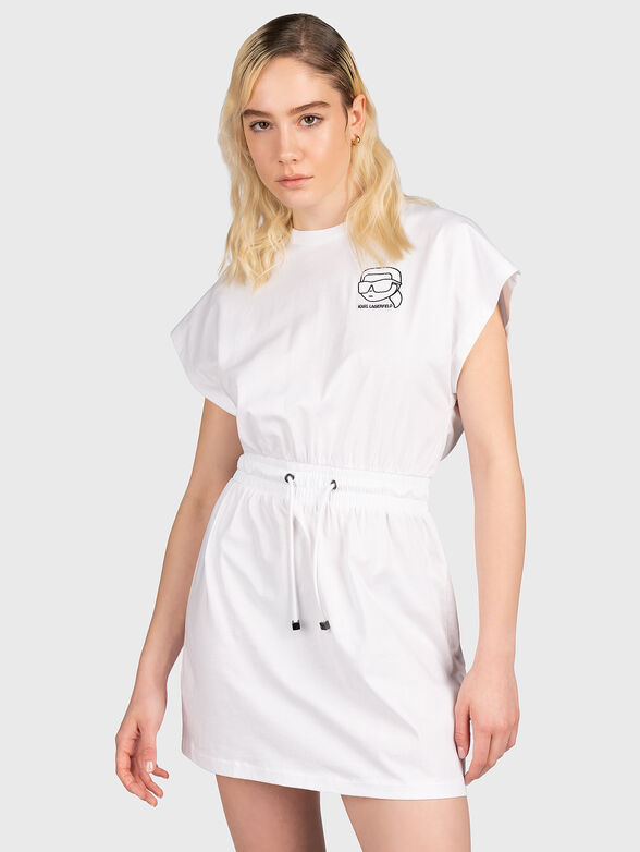 IKONIK 2.0 white beach dress brand Karl Lagerfeld  Globalbrandsstore.com/en