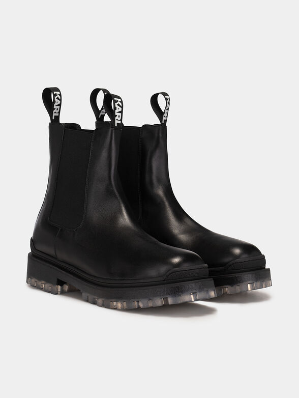 BIKER II leather slip-on ankle boots  - 2