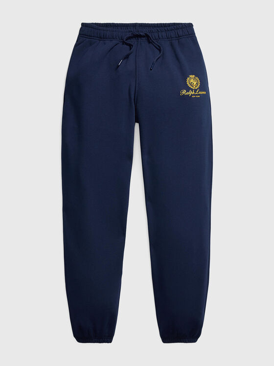 Dark blue sports pants - 1