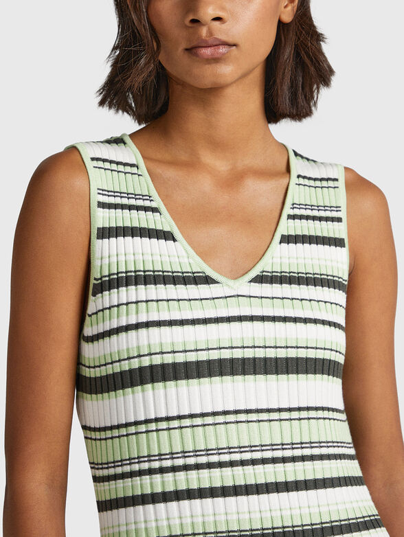 DORIS striped dress from elastic rips - 3