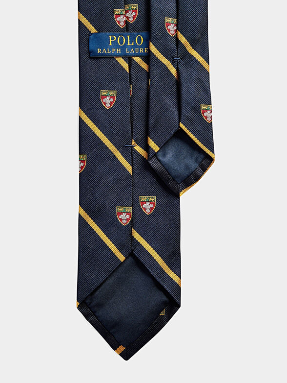 Silk tie with Preppy print - 2