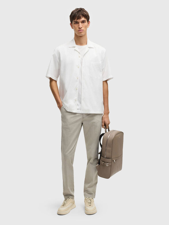 Short sleeved cotton shirt - 2