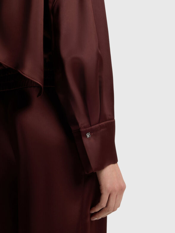 Bomber with detachable scarf - 4