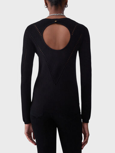Sweater with accent cutouts - 3
