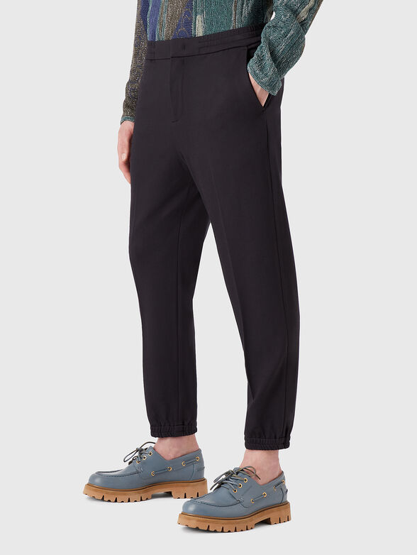 Trousers with elastic waist - 1