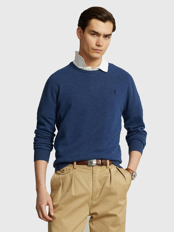 Wool sweater with embroidery  - 1