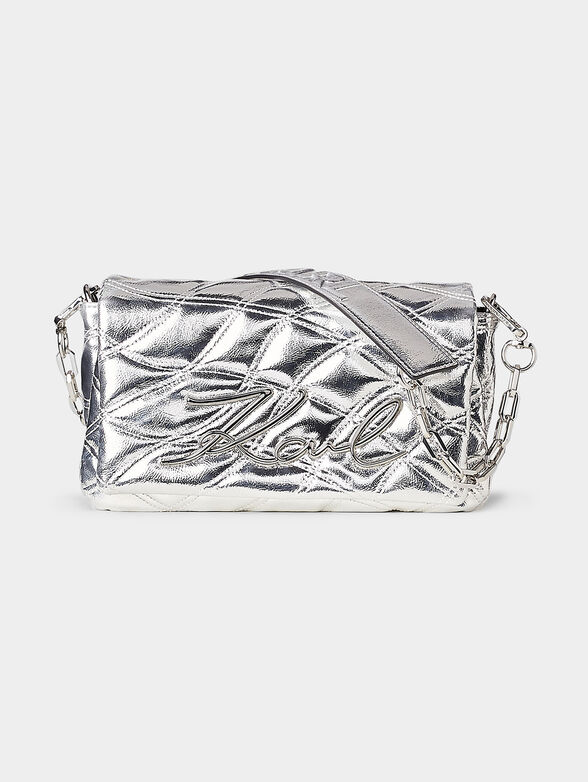 K/SIGNATURE crossbody bag in silver color - 1