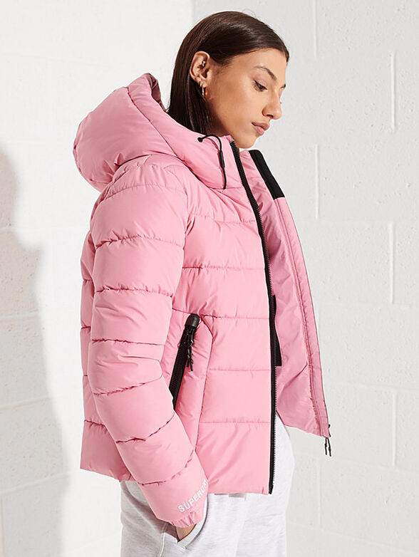 Hooded puffer jacket - 5