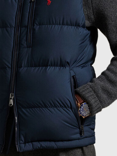 Vest with double zip and logo - 5