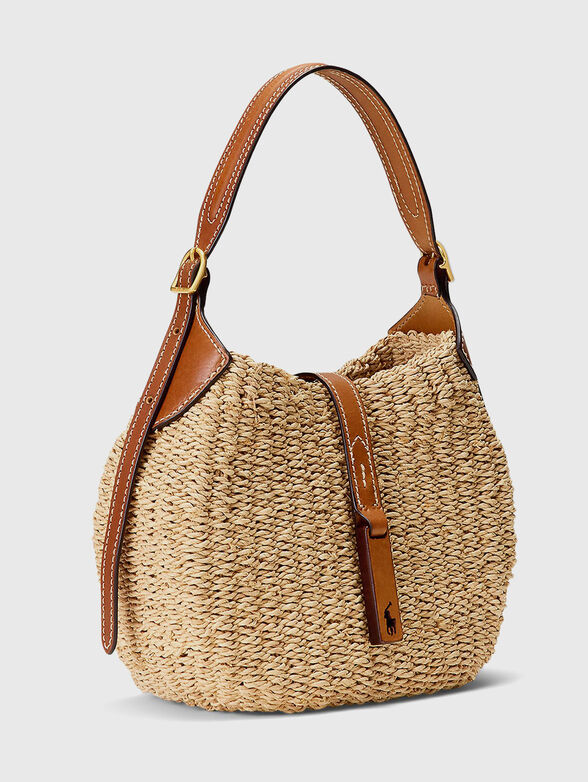 Raffia small shoulder bag - 4