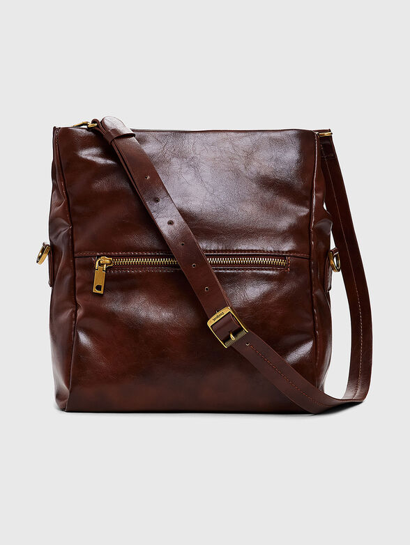 Bag with eyelets and floral motif - 3