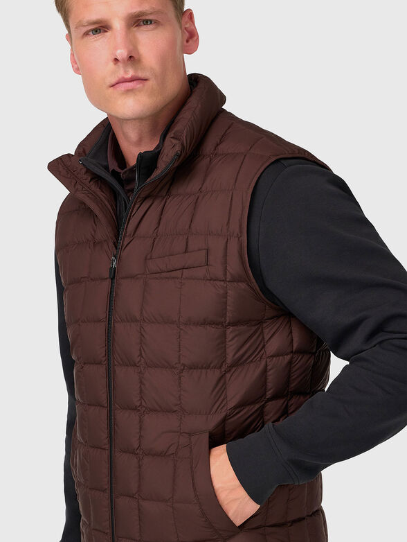 Quilted down vest - 4
