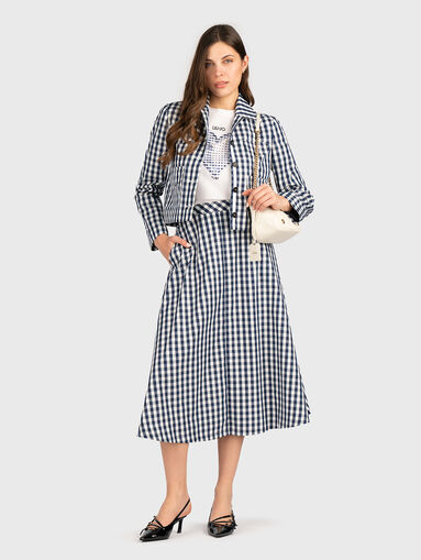 Checked midi skirt - 5