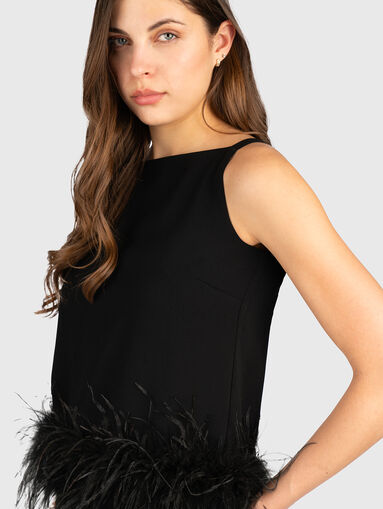 Top with feathers - 4