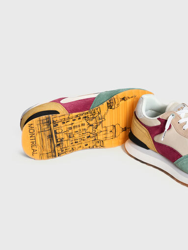 MONTREAL sports shoes in suede and textile - 4
