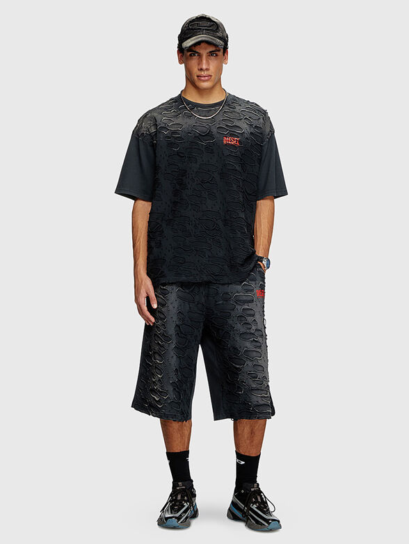 T-BOXT-R29 T-shirt with accent rips - 2