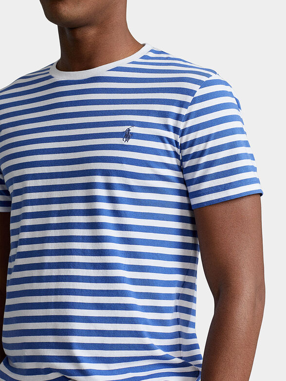 Striped cotton T-shirt - 3