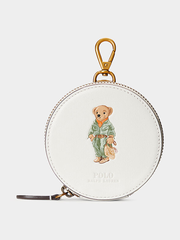 Small round purse with Polo Bear print - 1