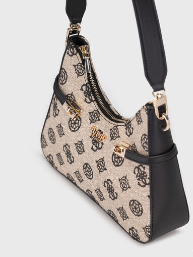 LORALEE hobo bag with monogram print - 5