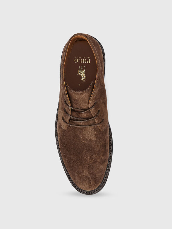 Suede lace up ankle boots - 4