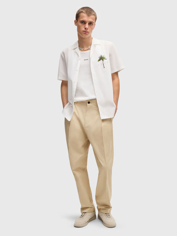 Ribbed top with logo - 2