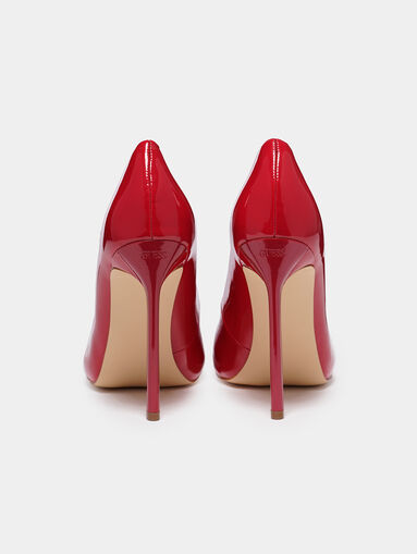 EDMA red patent look pumps - 4