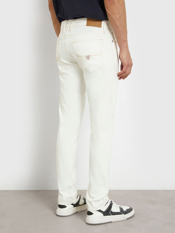 Slim white jeans - 2
