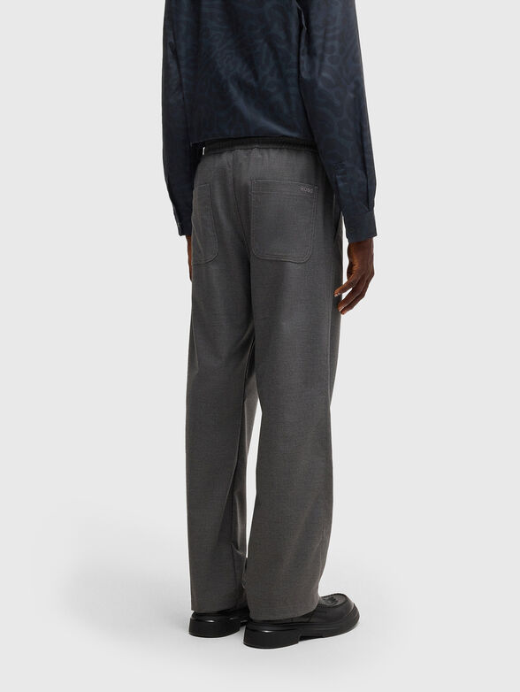 RAVI trousers with ties and elasticated waist - 2