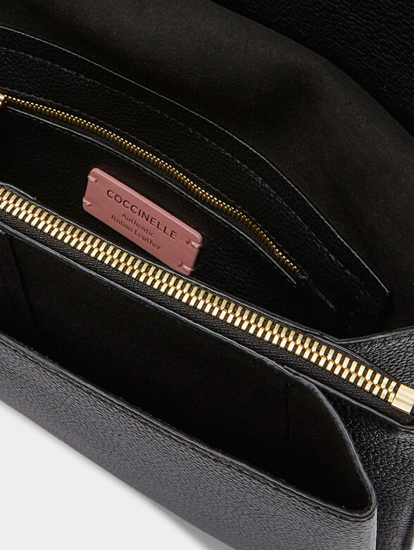 ALLURE Pebbled leather shoulder bag - 5