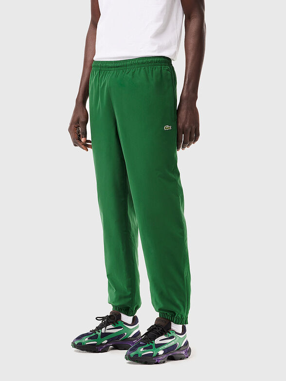 Green logo sweatpants - 1