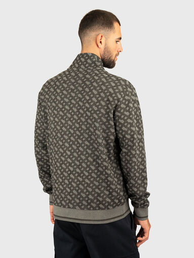 Sweatshirt with monogram logo print - 3