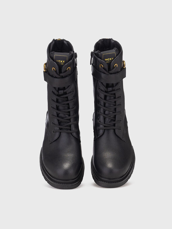 KIMBERLY GLAD ankle boots with gold logo - 6