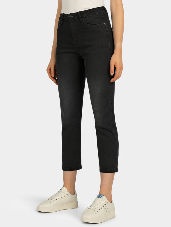 DION 7/8 black jeans - 1