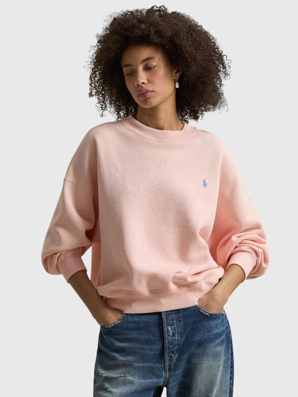Sweatshirt with embroidered logo - 1