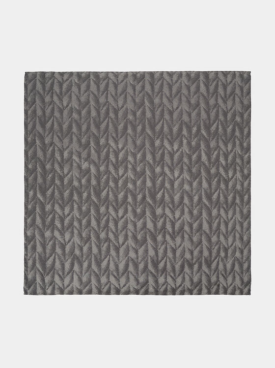 Green silk handkerchief - 1